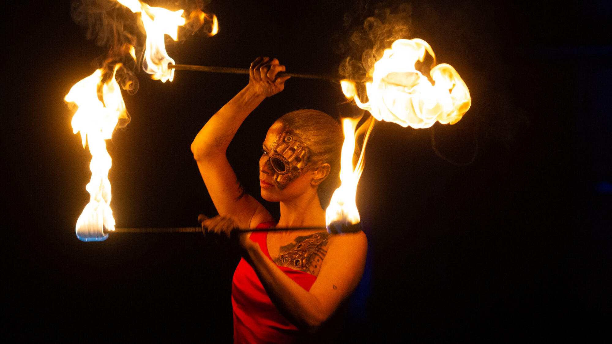 A short film about the transformative power of firedance. Photo by Michael Groll